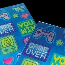 OOLY Stickiville Vinyl Pixel Gamer Stickers 1 pk