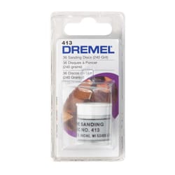 Dremel 1 in. Emery Center Mount Sanding Disc 240 Grit Fine 36 pk