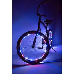 Brightz Wheel Brightz Patriotic LED Bike Accessory ABS Plastics 1 pk