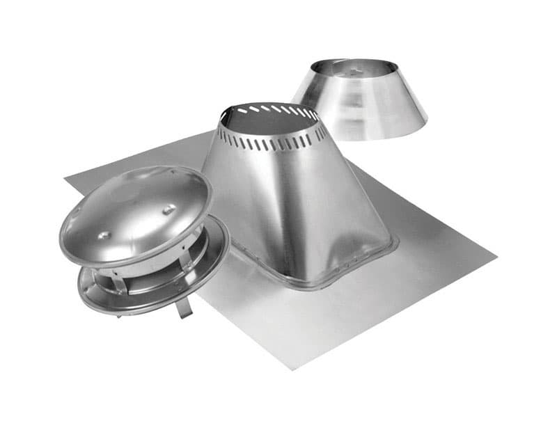 Selkirk 6 in. L Steel Roof Termination Kit Silver Uae Electronic uaeelectronic.com