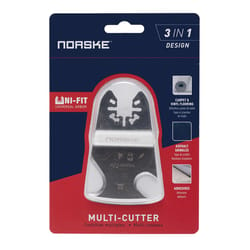 Norske Uni-Fit Carbide 3-in-1 Scraper and Knives Adhesive Removal 1 each