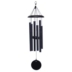 Corinthian Bells Black Aluminum 27 in. Wind Chime