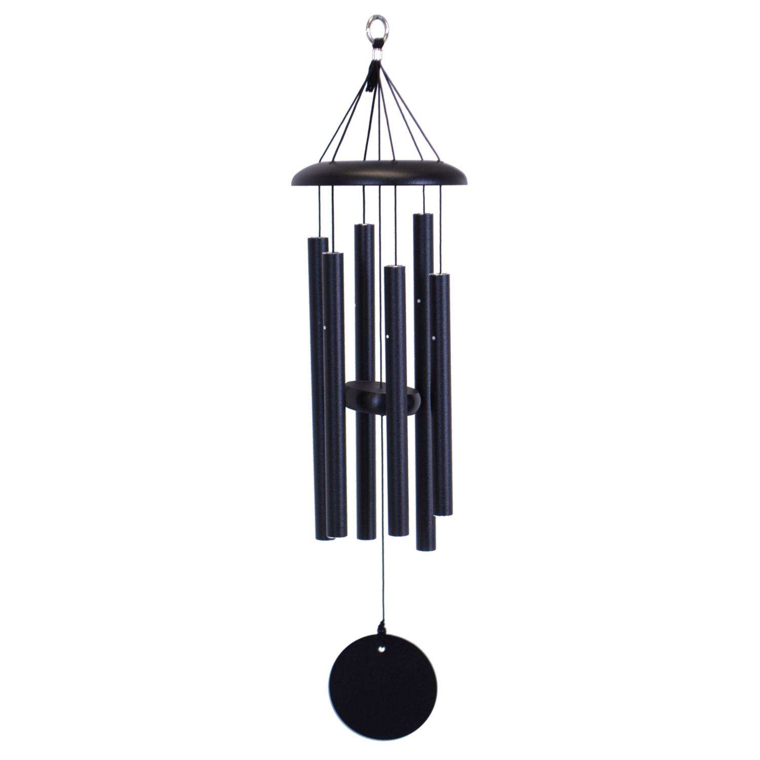 Corinthian Bells Black Aluminum 27 in. Wind Chime Ace Hardware