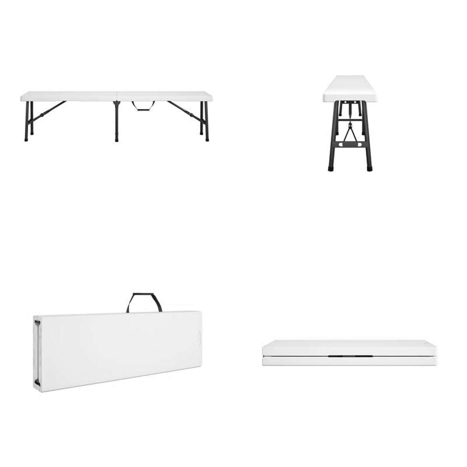 Cosco White Plastic Casual Folding Bench 1 pk Mfr# 14-419 Cosco White Plastic Casual Folding Bench 1 pk Mfr# 14-419