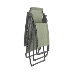 Lafuma Futura Gray Steel Frame Modern Armchair
