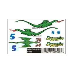 PineCar Dry Transfer Decal Multicolored