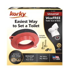 Korky Wax Free Toilet Seal Rubber and Foam For Universal