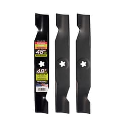 MaxPower 48 in. High-Lift Mower Blade Set For Riding Mowers 3 pk
