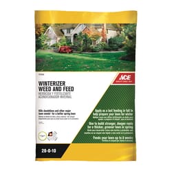 Ace Winterizer Weed & Feed Lawn Fertilizer For Multiple Grass Types 15000 sq ft