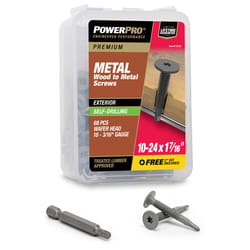 HILLMAN Power Pro No. 10 Ga. X 1.44 in. L Star Wafer Head Coarse Roofing Screws