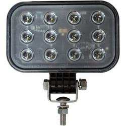 Peterson Black/Clear Rectangular Utility LED Pedestal-Mount Work Light