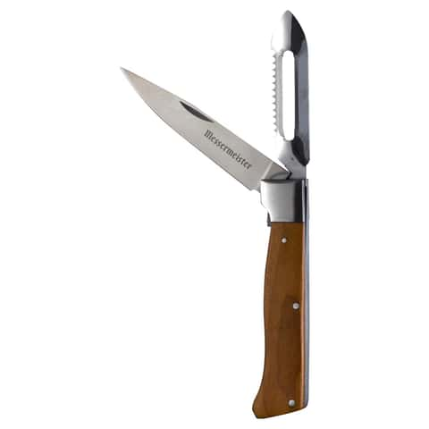 Messermeister Adventure Chef 3.25 in. L Stainless Steel Folding Knife and  Peeler 1 pc - Ace Hardware