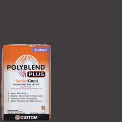 Custom Building Products Polyblend Plus Indoor and Outdoor Charcoal Sanded Grout 25 lb