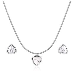 Montana Silversmiths Women's Pure Halo White Buffalo Silver/White Jewelry Sets