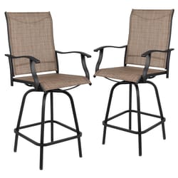 Flash Furniture Black Steel Frame Contemporary Barstool