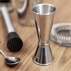 OGGI Silver Stainless Steel Double Jigger