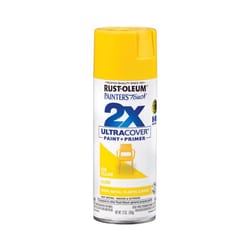 Rust-Oleum Painter's Touch 2X Ultra Cover Gloss Sun Yellow Paint+Primer Spray Paint 12 oz