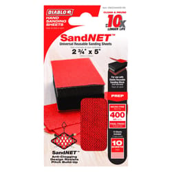 Diablo SandNet 5 in. L X 2.75 in. W Assorted Grit Ceramic Blend Sanding Sheet 1 pk