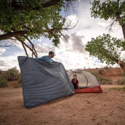 Klymit Horizon Gray Outdoor Blanket 58 in. W X 80 in. L 1 pk