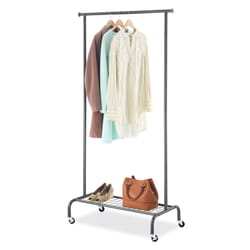 Whitmor 68.25 in. H X 35.125 in. W X 18.5 in. L Metal Garment Rack