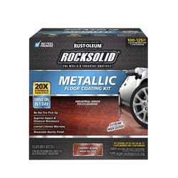 Rust-Oleum RockSolid High-Gloss Cherry Bomb Garage Floor Coating Kit 70 oz