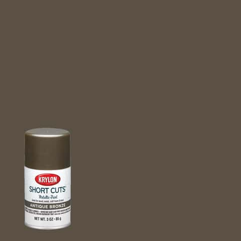 Krylon Short Cuts Metallic Antique Bronze Spray Paint 3 oz