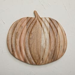 Creative Co-op Pumpkin   Cutting Board 1 pk