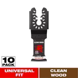 Diablo 1-1/4 in. W Bi-Metal Curved Contact Edge Oscillating Blade Clean Wood 10 pk