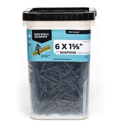 Big Timber No. 6 Sizes X 1-5/8 in. L Phillips Fine Drywall Screws 5 lb 1150 pk