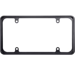 Custom Accessories Black Metal License Plate Frame