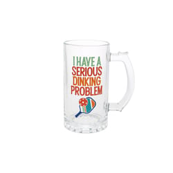 Pavilion Positively Pickled 16 oz Clear Glass Beer Glass