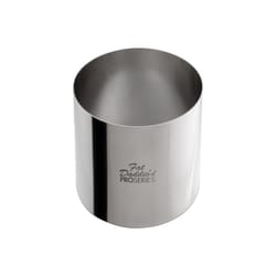 Fat Daddio's 3 in. Cake and Pastry Ring Silver 1 pc