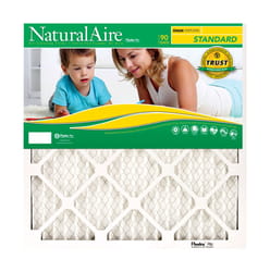 NaturalAire 12 in. W X 24 in. H X 1 in. D Synthetic 8 MERV Pleated Air Filter 1 pk