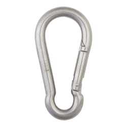 Campbell 0.66 in. D X 3.94 in. L Polished Stainless Steel Spring Snap 320 lb