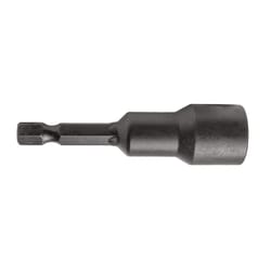 Century Drill & Tool Impact Pro 1/2 in. X 2-9/16 in. L Heat-Treated Steel Nut Setter 1 pc