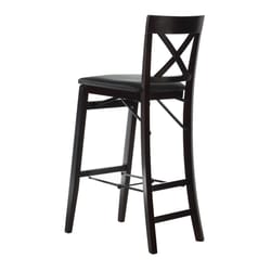 Linon Home Decor Brown Polyurethane Mallory Barstool 43 in.