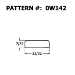 Alexandria Moulding 1/4 in. H X 8 ft. L Unfinished Natural Pine Molding