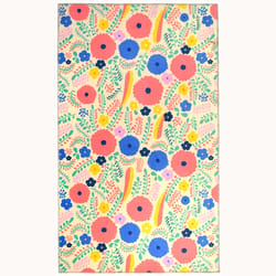 Homefires 3 ft. W X 5 ft. L Multi-Color Hippie Chic Polyester Accent Rug