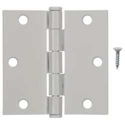 Ace 3-1/2 in. L White Residential Door Hinge 3 pk