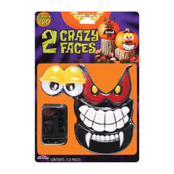 Fun World Pumpkin Pro Crazy Face Pumpkin Accessory 12 pk