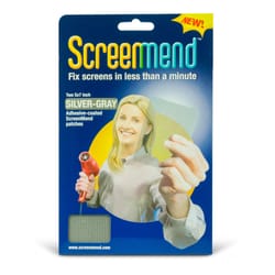 Screenmend Silver Aluminum Screen Repair Patch 5 in. W X 7 in. L 2 pk