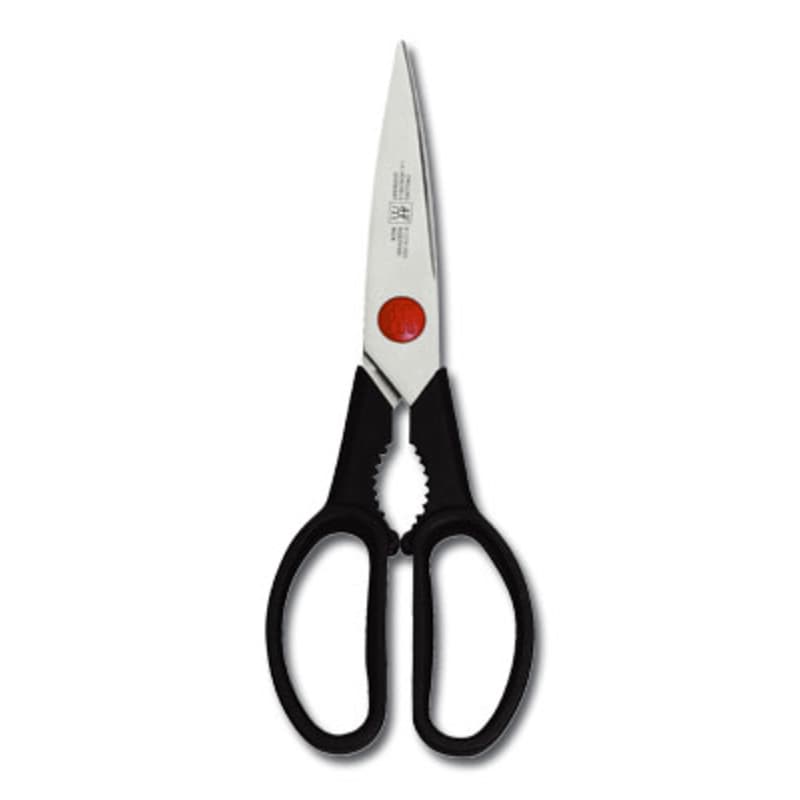 J.A. Henckels International Take-Apart Kitchen Scissors, Black/Stainless Steel, 3.375