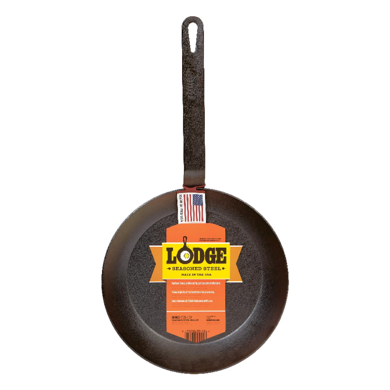Lodge Steel Skillet 10 in. Black Sansujyuku sansujyuku.com