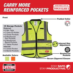 Milwaukee Performance Safety Vest High Visibility Yellow L/XL