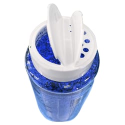 Bazic Products Metallic Blue Glitter Shaker Exterior and Interior 16 oz