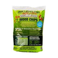 Tanks Green Stuff Decorative Wood Chips Natural Mulch 2 cu ft