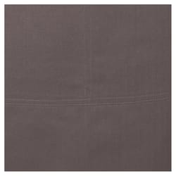 Mu Kitchen 2 pocket Silver Cotton Solid Bibb Apron