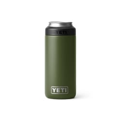 YETI Rambler 12 oz Colster Highlands Olive BPA Free Slim Can Insulator