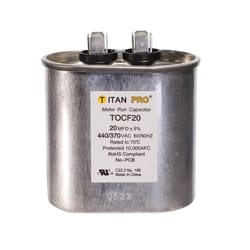 Titan Pro 20 MFD 440 V Oval Run Capacitor