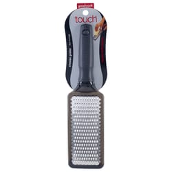 Good Cook Touch Black/Silver Plastic/Stainless Steel Grater